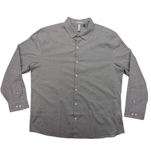 artefact Shirt Mens 2XL Regular Button Down Long Sleeve Stretch Dress Casual